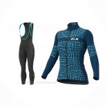 2021 Ropa Ciclismo Mujer ALE Profundo Azul Mangas Largas y Culotte Lunga (2)